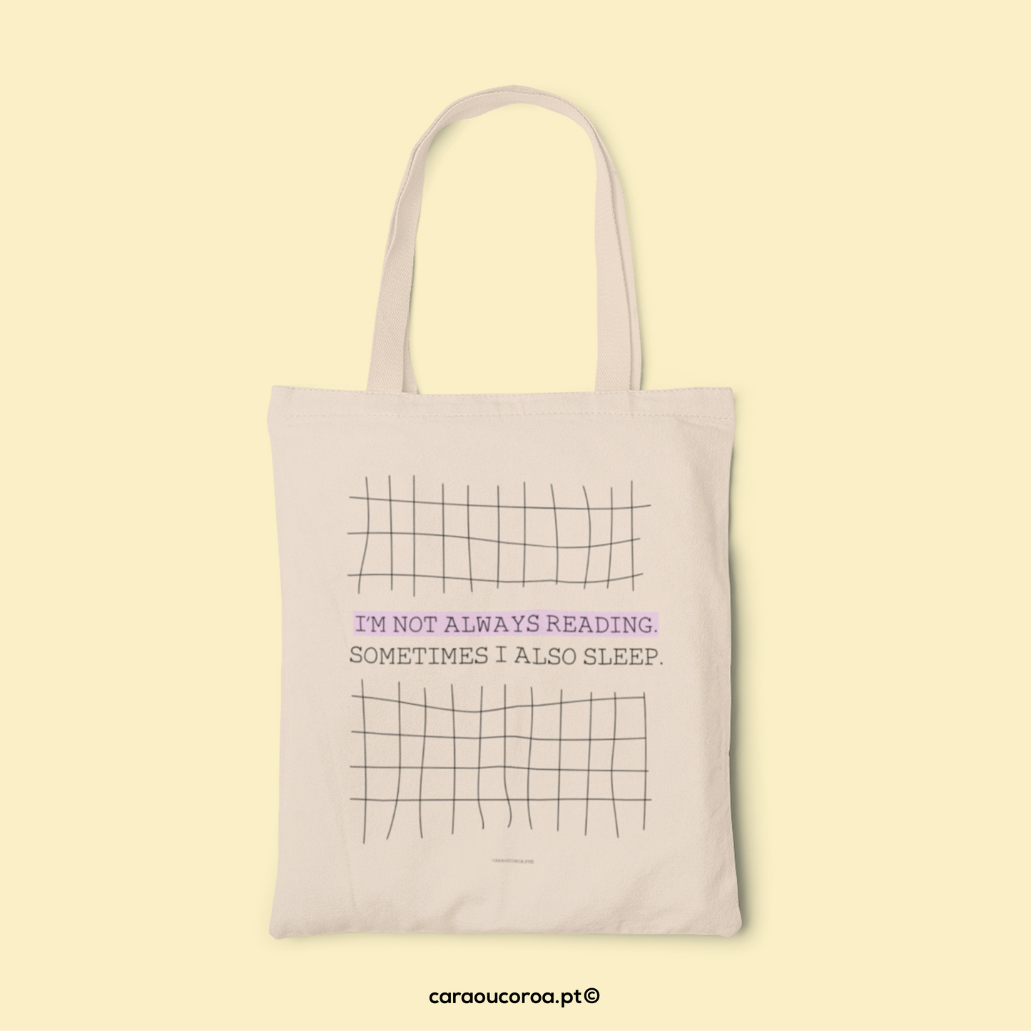 Tote Bag "Not Always Reading"