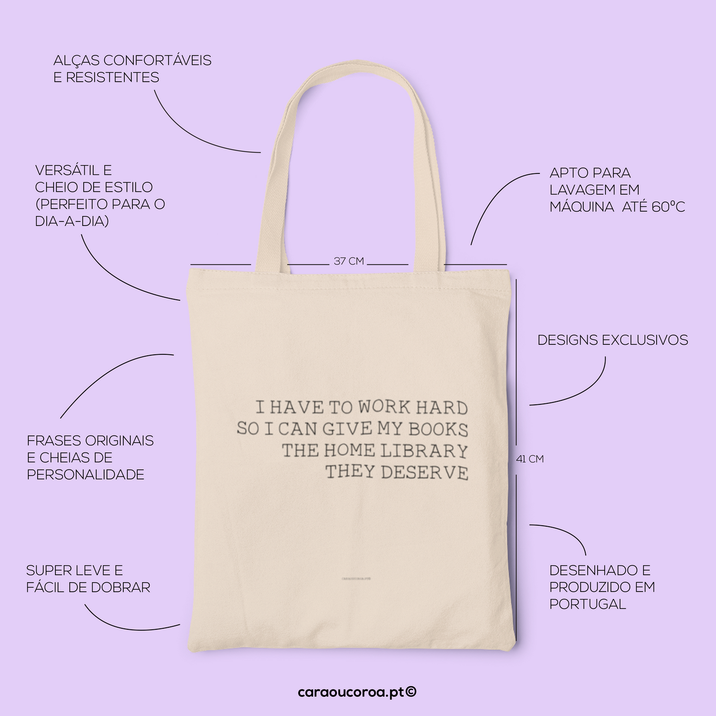 Tote Bag "Home Library"