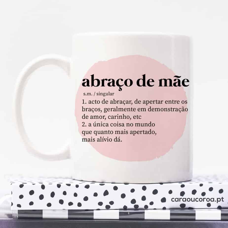 Caneca "Abraço de Mãe" - caraoucoroa.pt