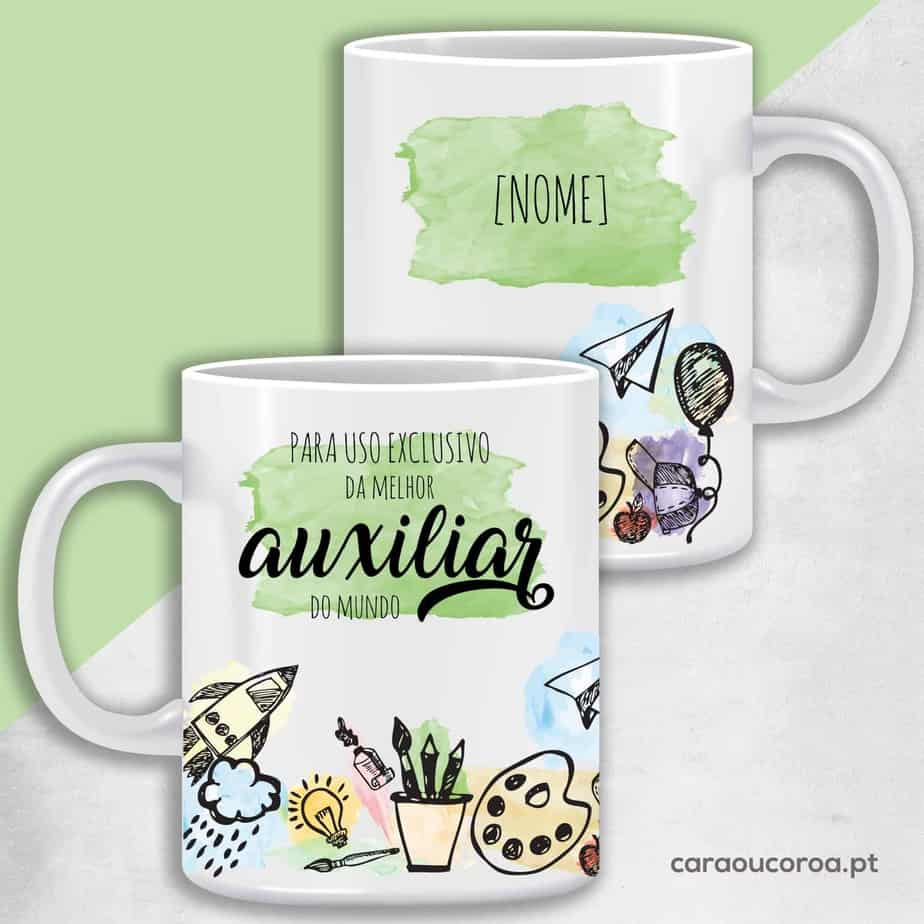 Caneca Auxiliar de Educação - caraoucoroa.pt