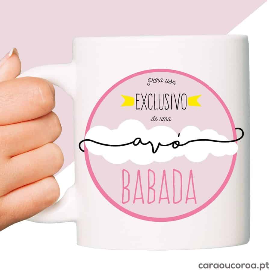 Caneca "Avó Babada" - caraoucoroa.pt
