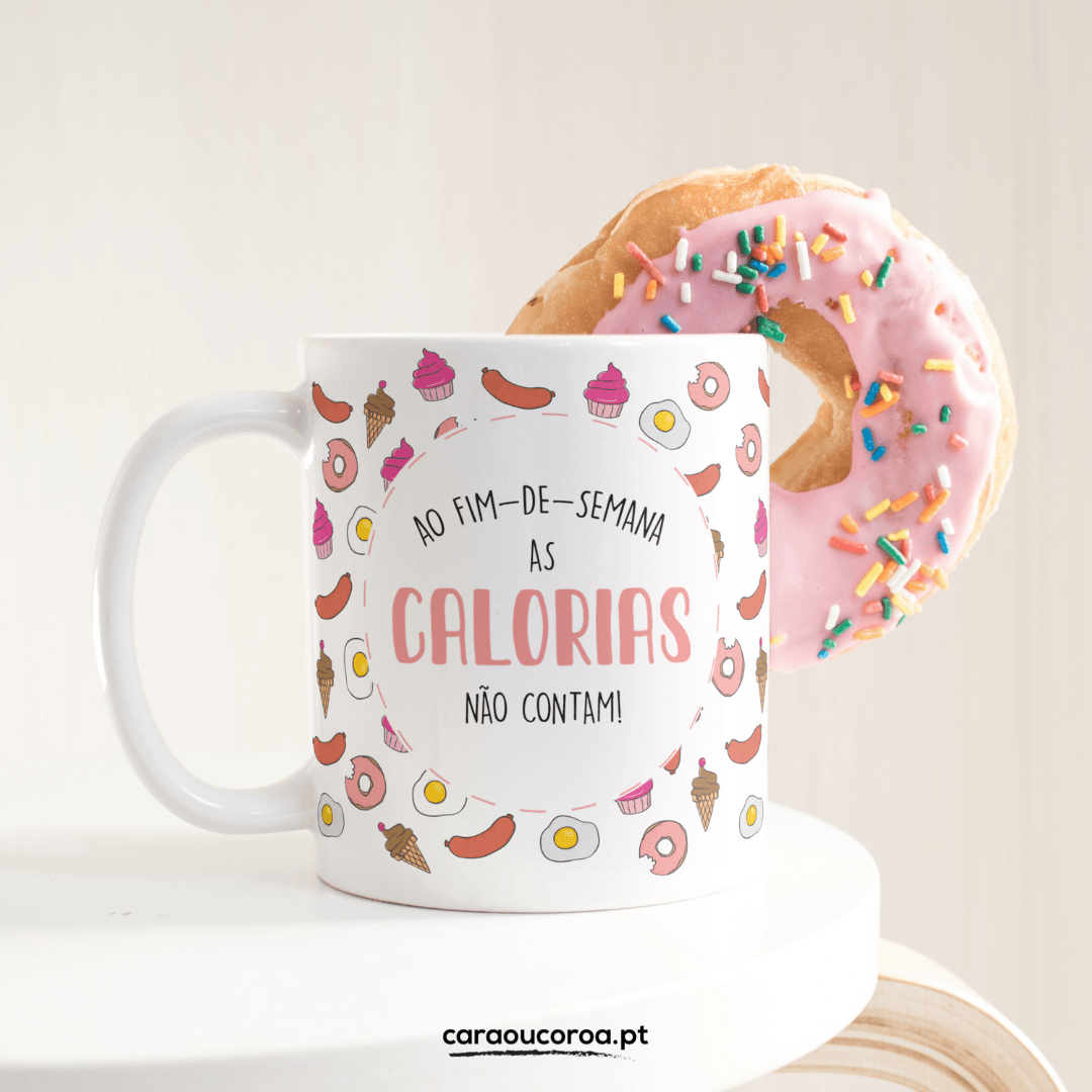 Caneca "Calorias" - caraoucoroa.pt