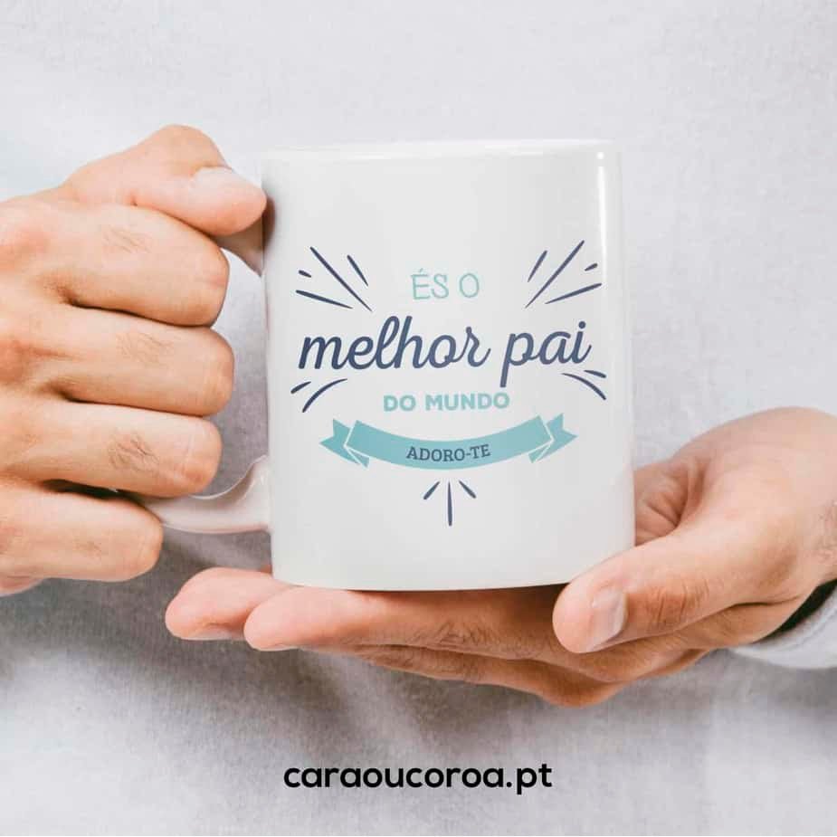 Caneca "És o Melhor Pai do Mundo" - caraoucoroa.pt