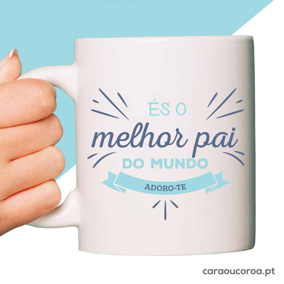 Caneca "És o Melhor Pai do Mundo" - caraoucoroa.pt