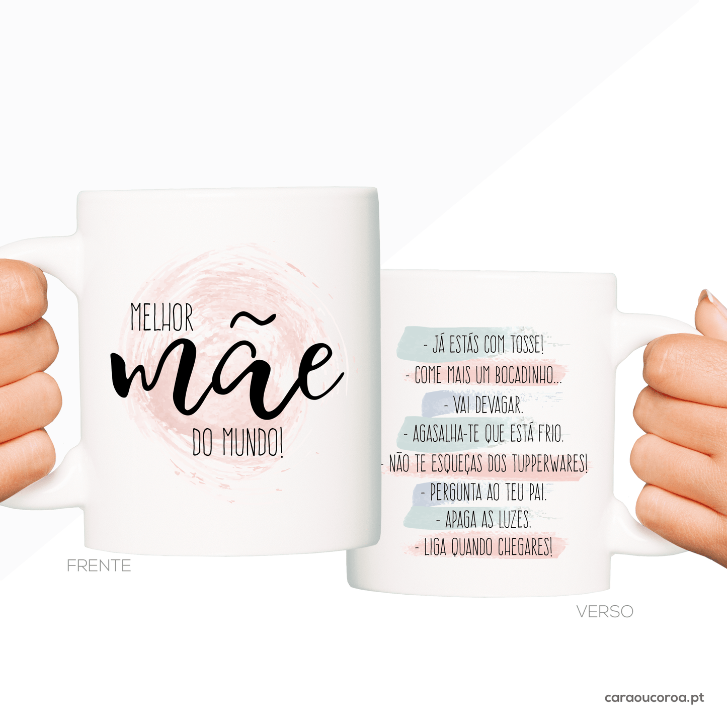 Caneca ESPECIAL "Frases da Mãe" - caraoucoroa.pt