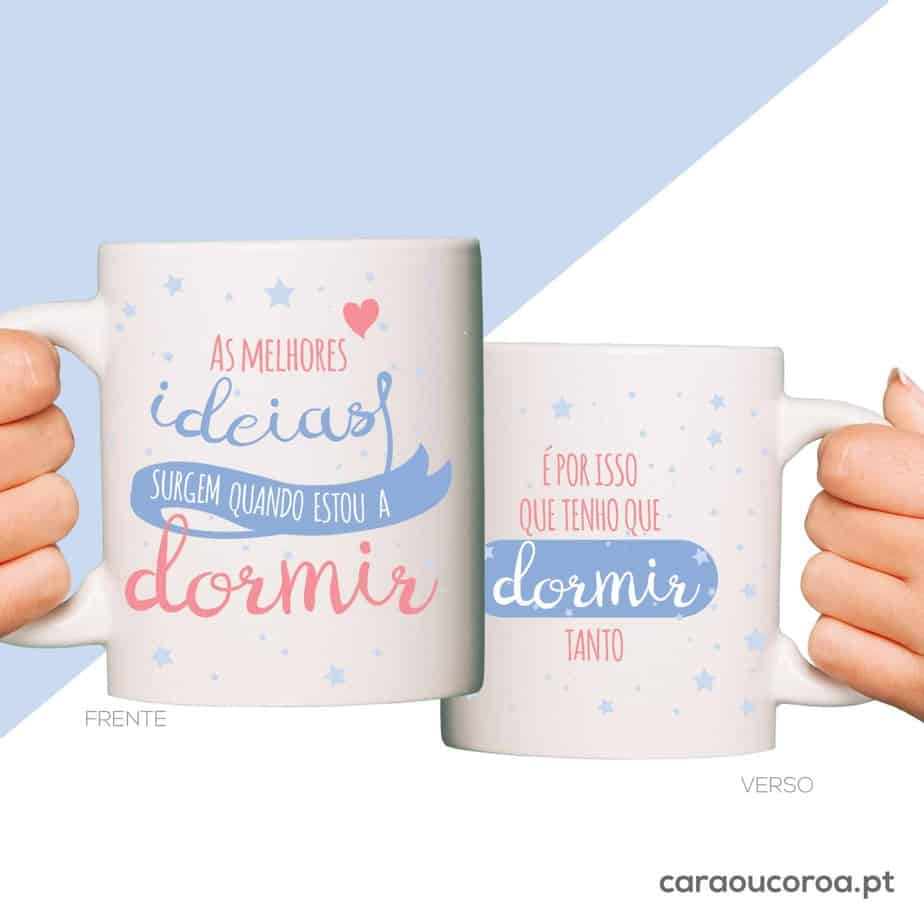 Caneca "Ideias a Dormir" - caraoucoroa.pt