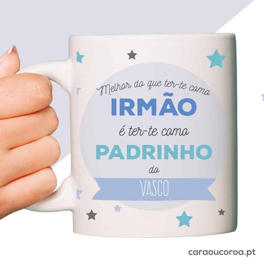 Caneca "Irmão & Padrinho" - caraoucoroa.pt