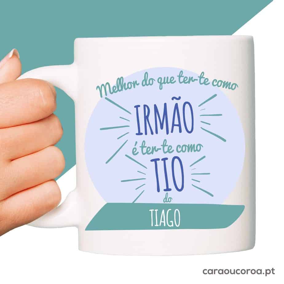 Caneca "Irmão & Tio" - caraoucoroa.pt