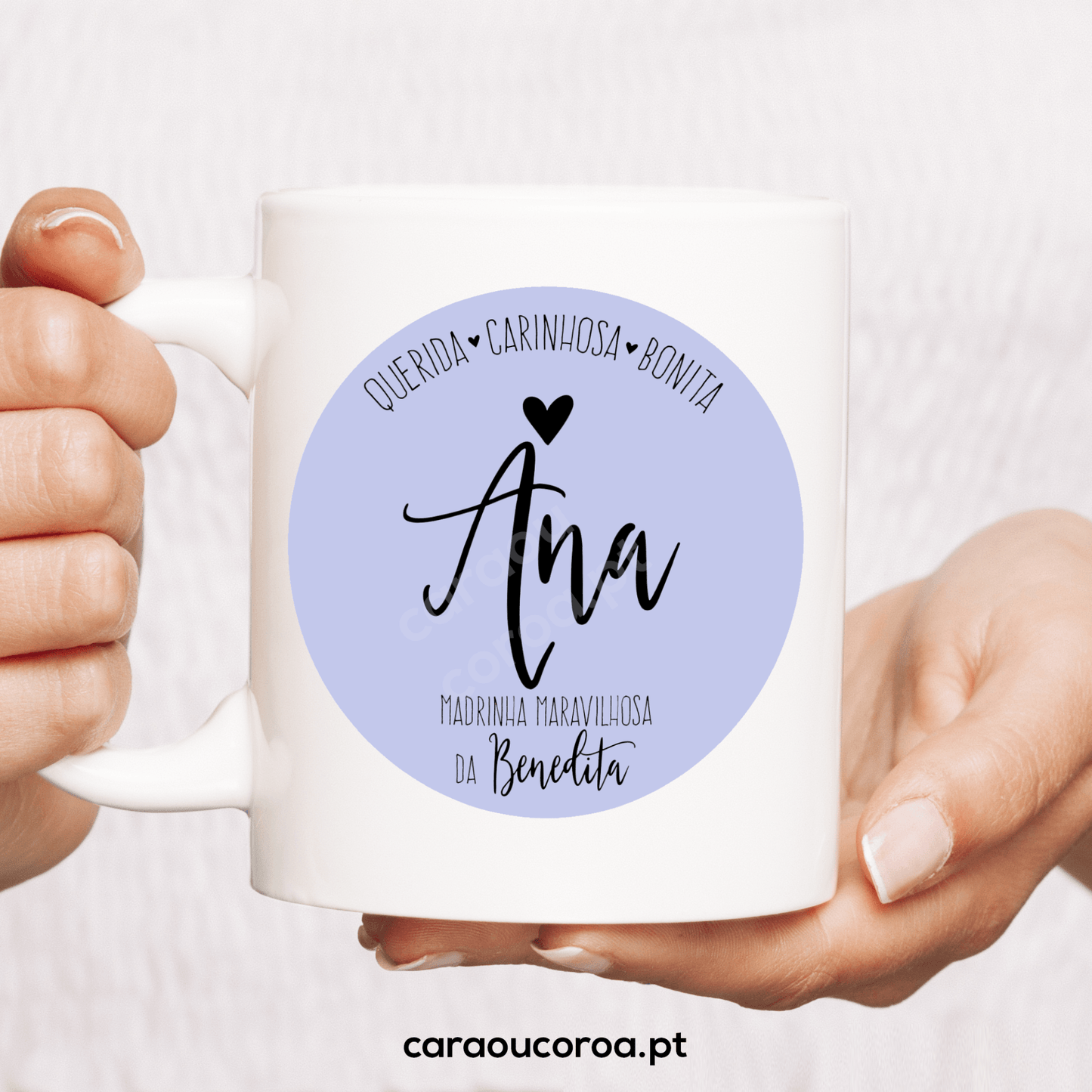 Caneca "Madrinha Maravilhosa" com Nomes - caraoucoroa.pt