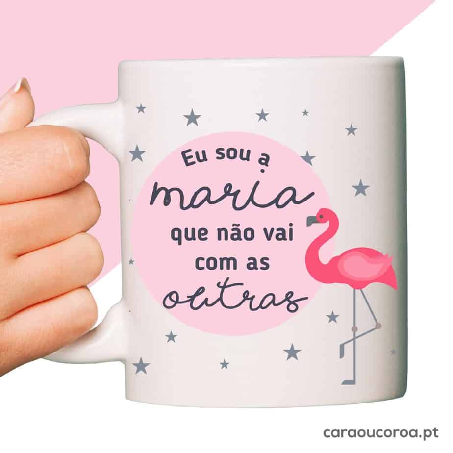 Caneca "Maria que não vai com as outras" - caraoucoroa.pt