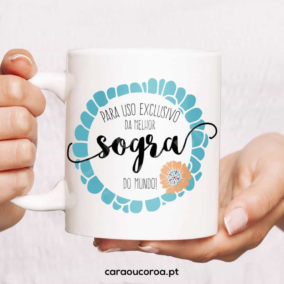 Caneca "Melhor Sogra do Mundo" - caraoucoroa.pt