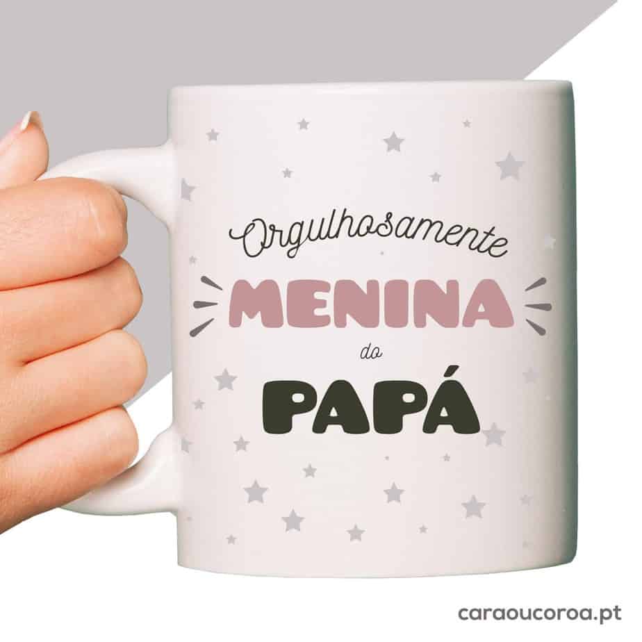 Caneca "Menina do Papá" - caraoucoroa.pt