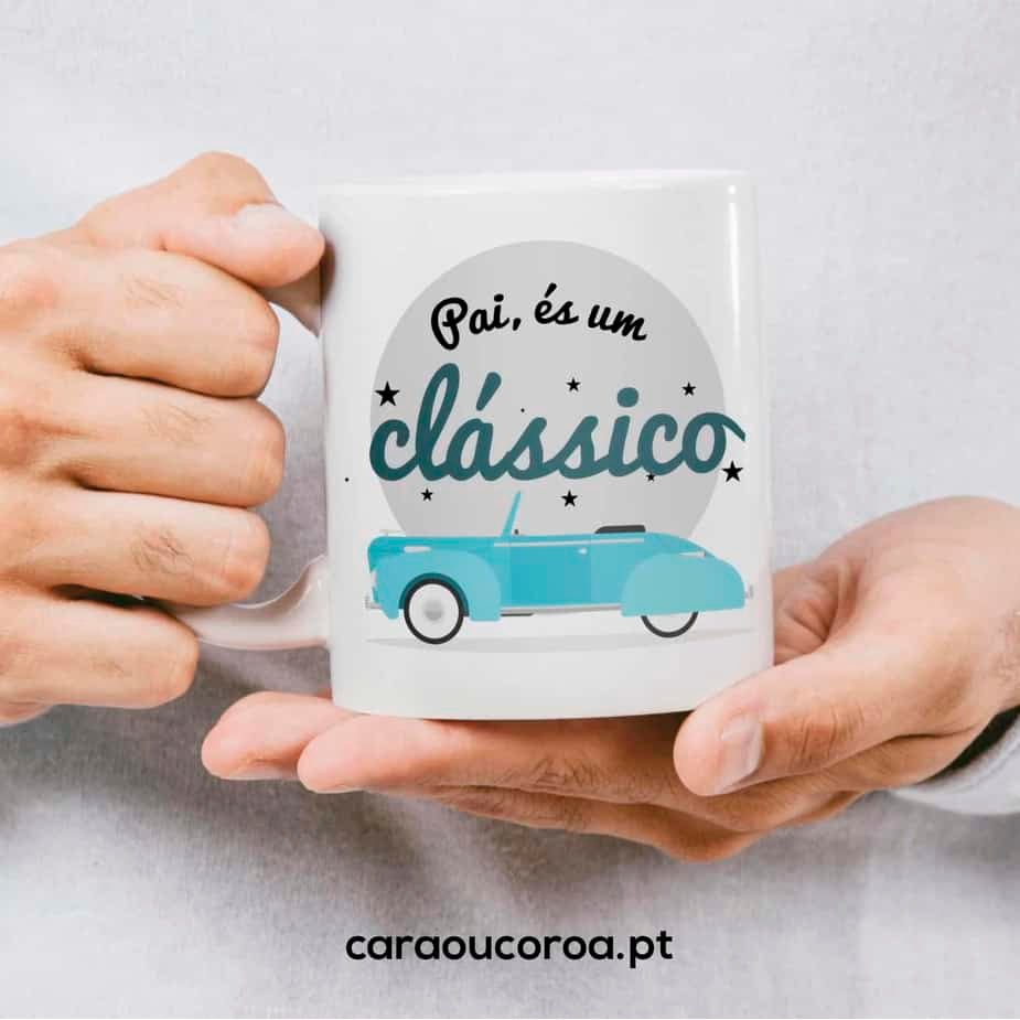 Caneca "Pai Clássico" - caraoucoroa.pt