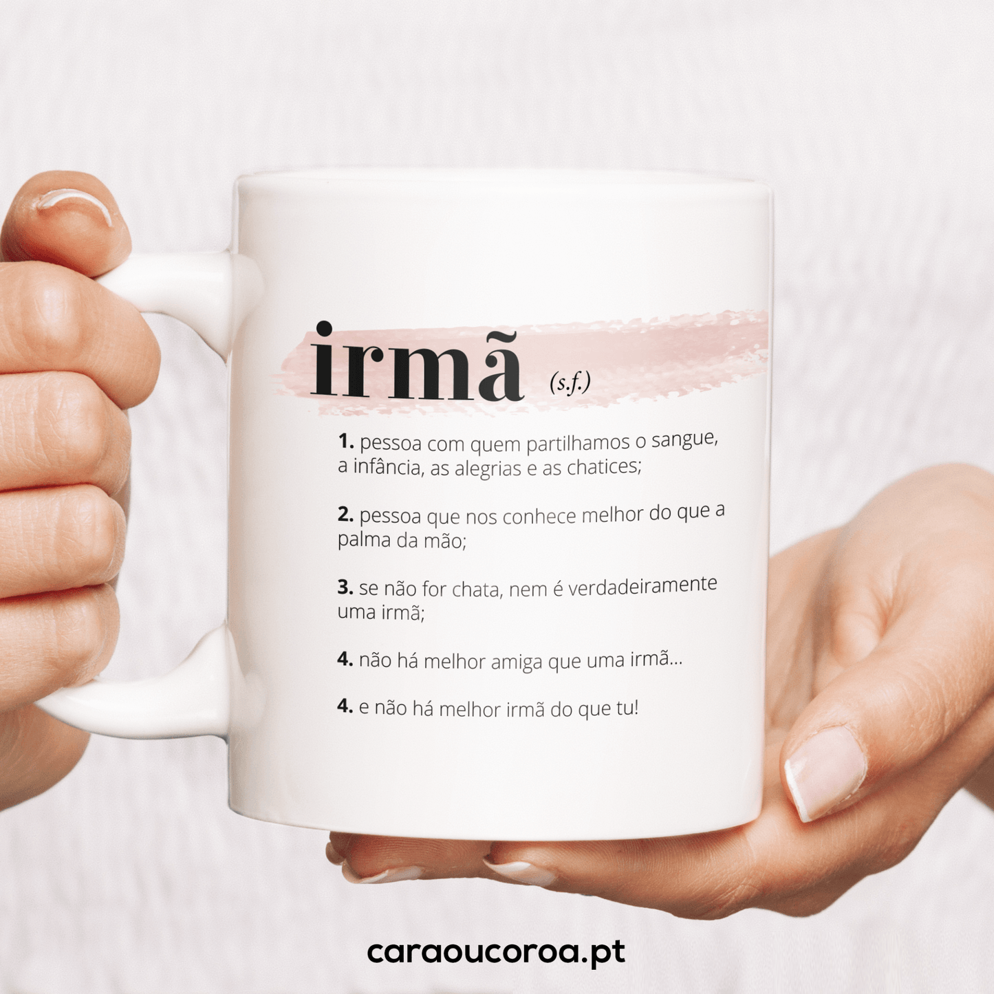 Caneca Significado de Irmã - caraoucoroa.pt