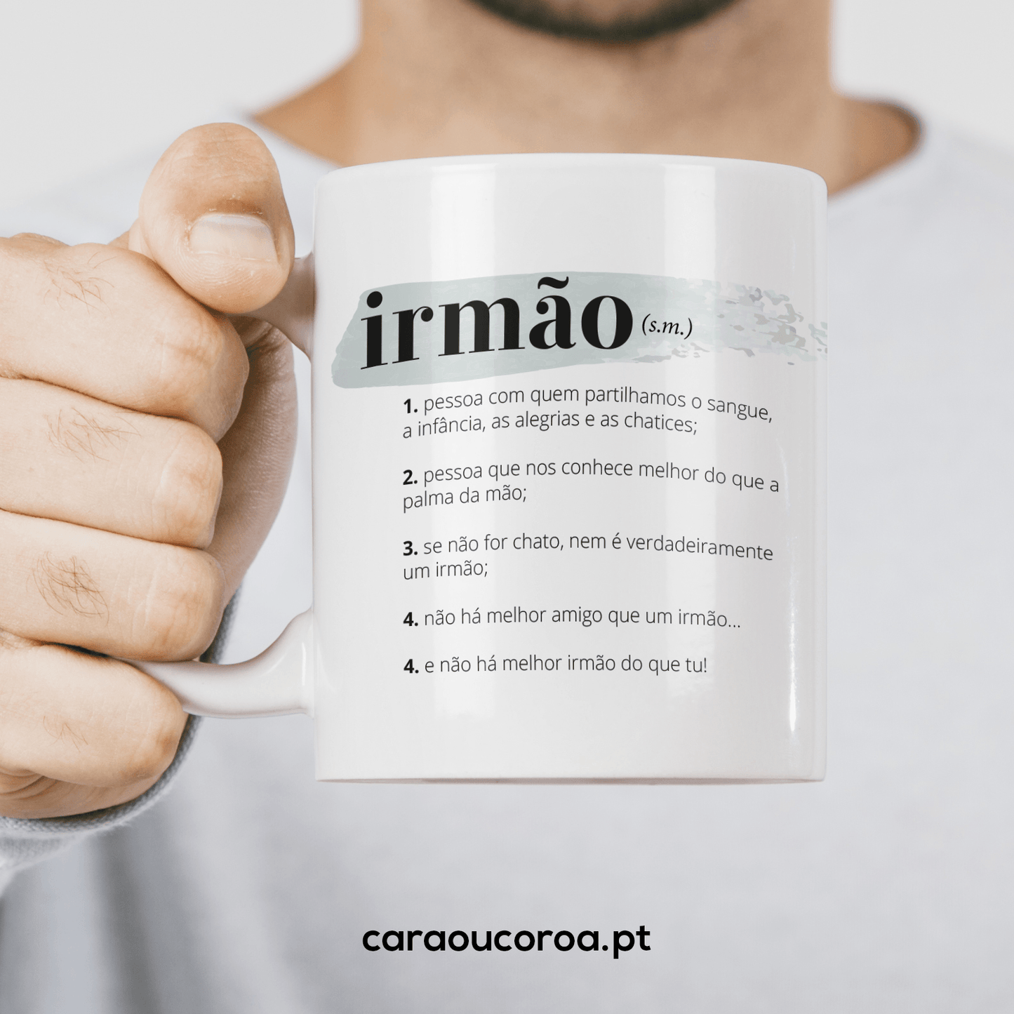 Caneca Significado de Irmão - caraoucoroa.pt