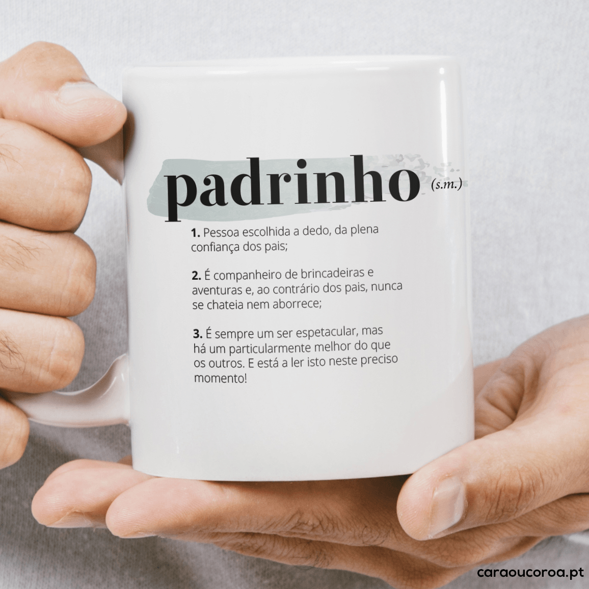 Caneca "Significado de Padrinho" - caraoucoroa.pt