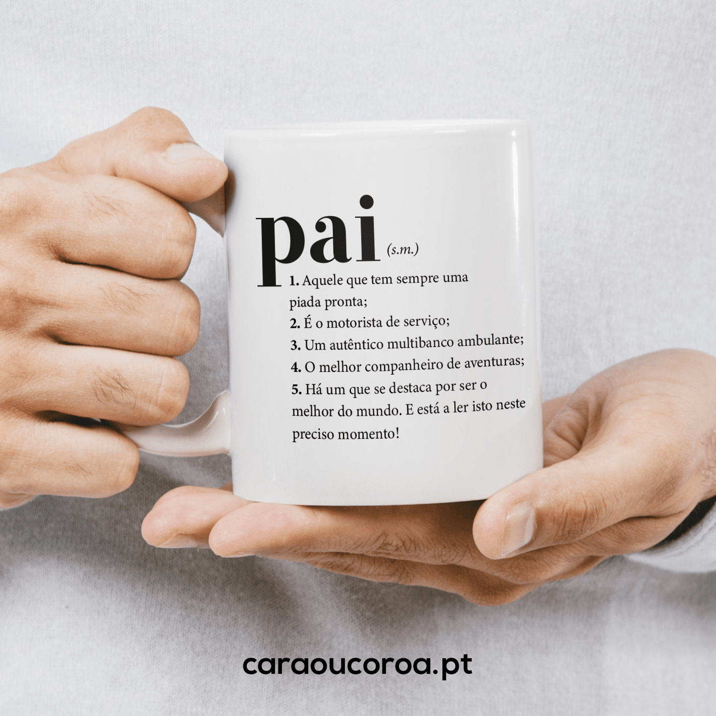 Caneca "Significado de Pai" - caraoucoroa.pt