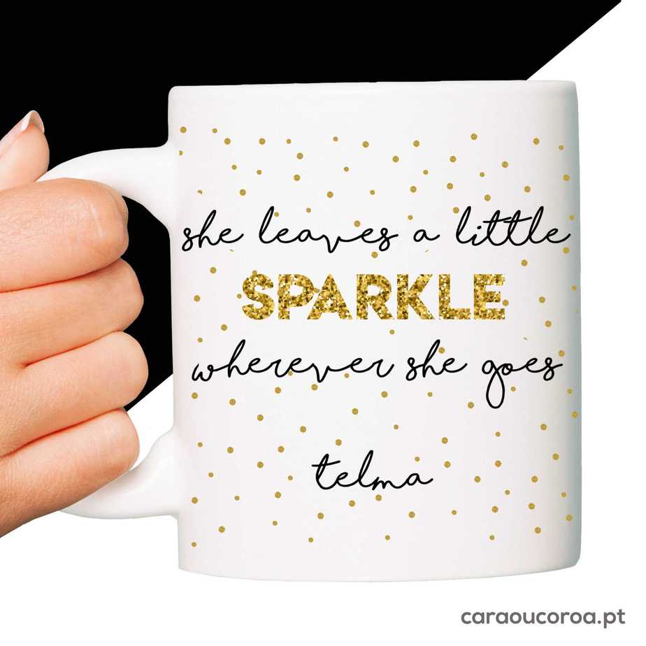 Caneca "Sparkle" - caraoucoroa.pt