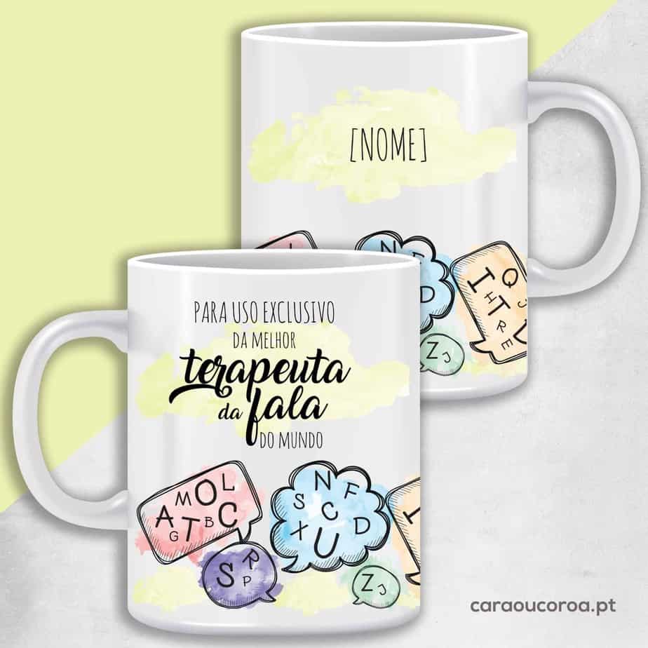 Caneca Terapeuta da Fala - caraoucoroa.pt