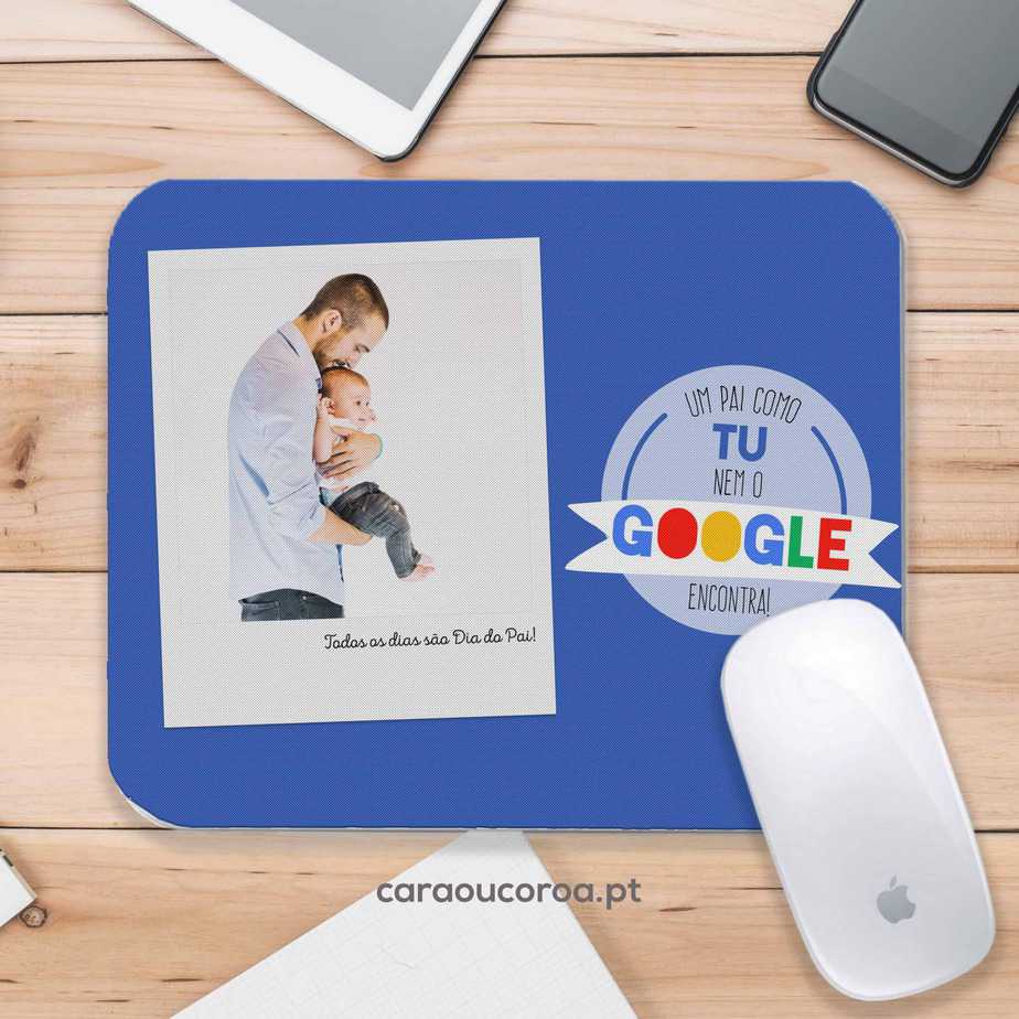 Tapete de Rato "Pai Google" com Foto - caraoucoroa.pt