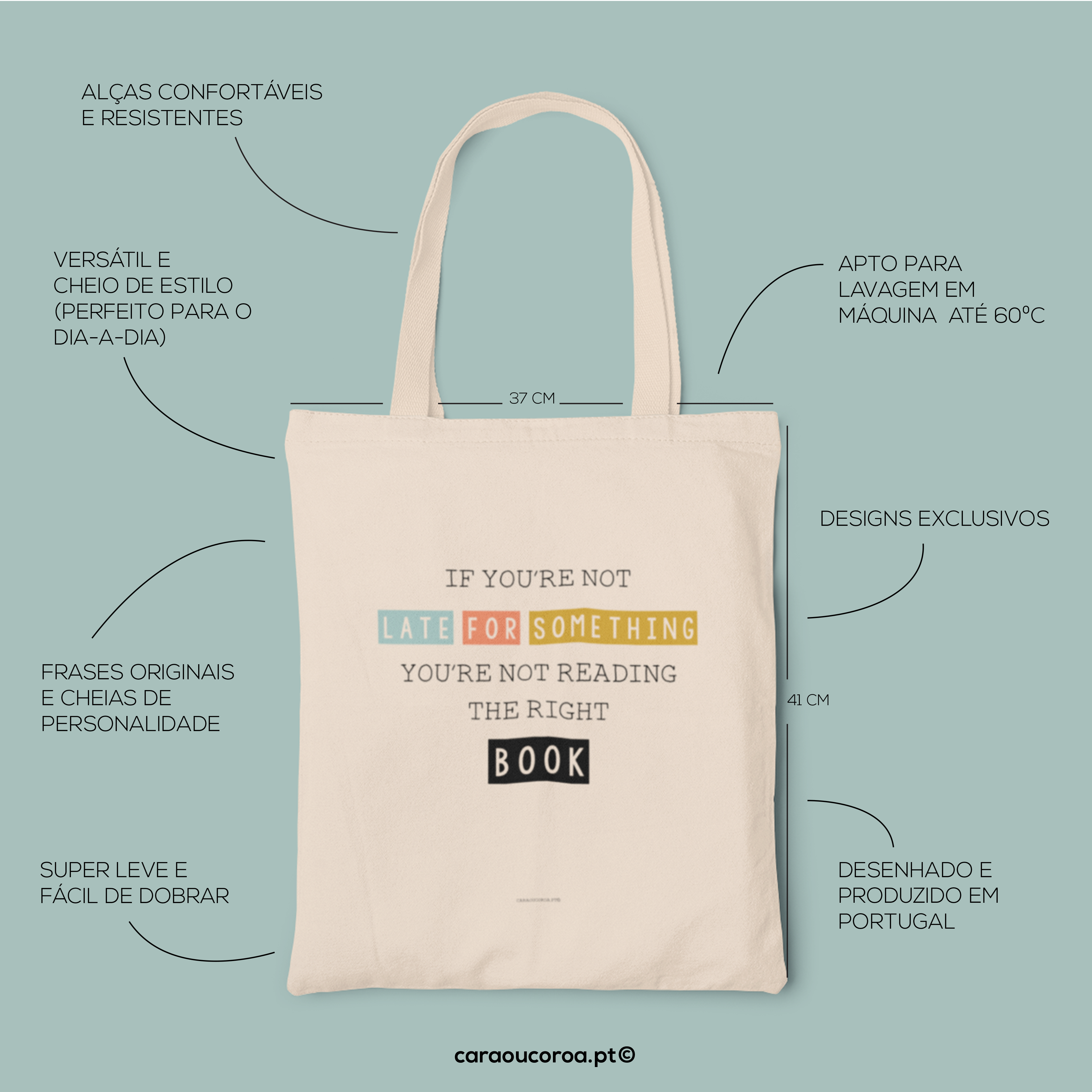 Tote Bag "Reading Late"