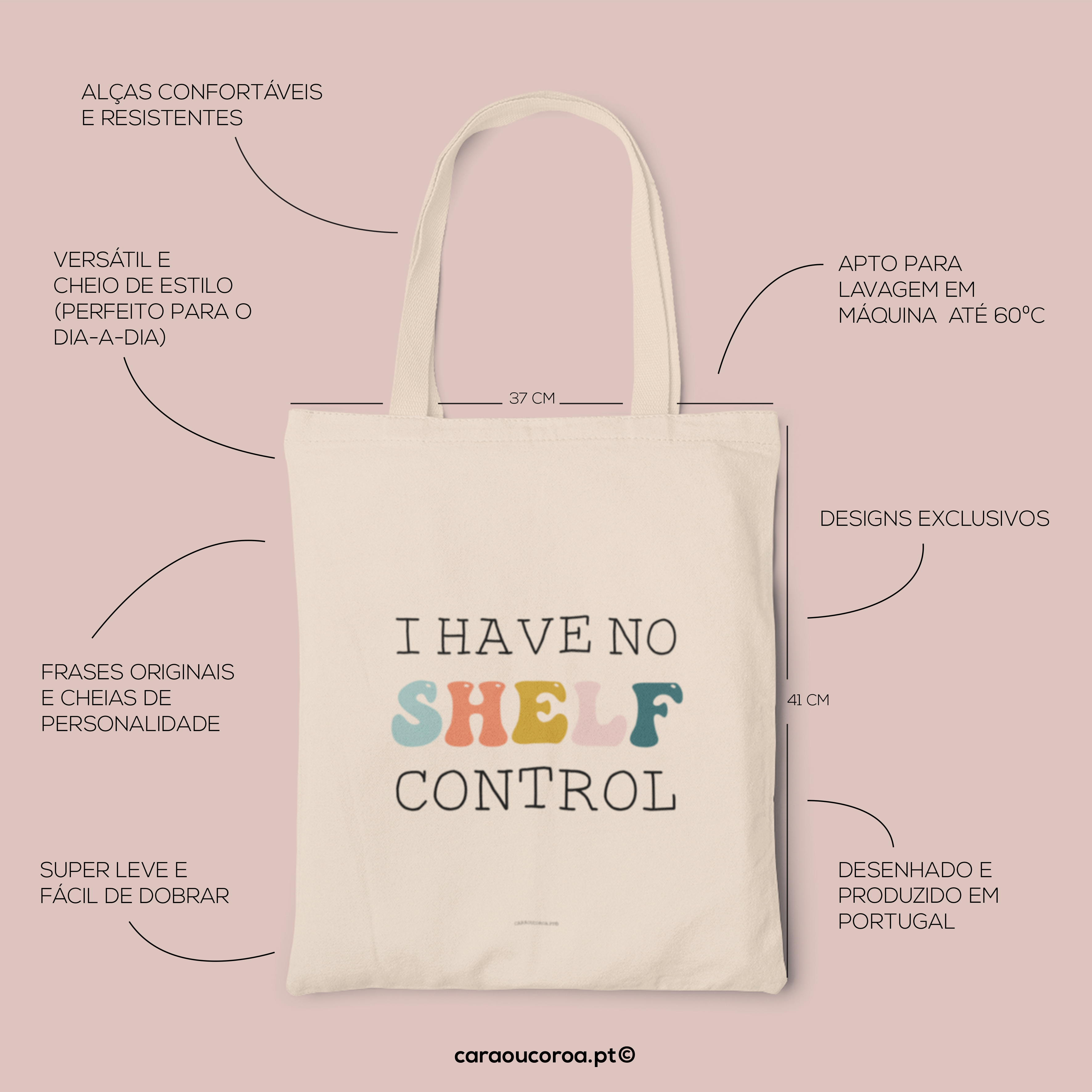 Tote Bag "No Shelf Control"