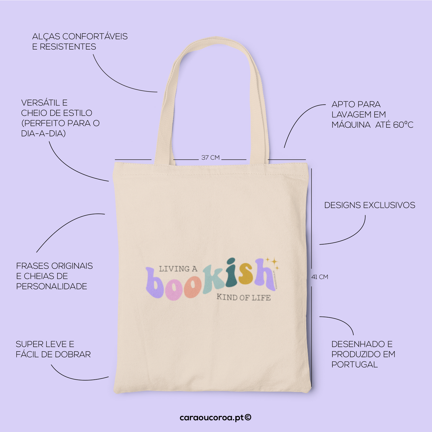 Tote Bag "Bookish Life"