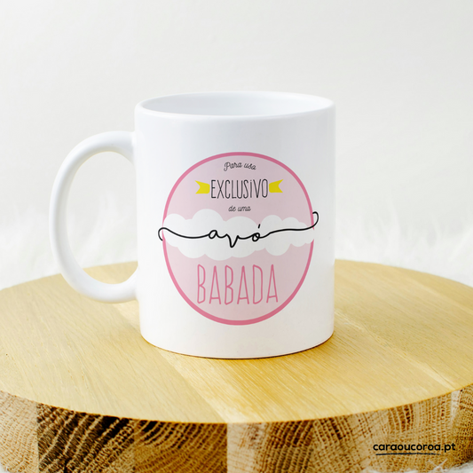 Caneca "Avó Babada" - Prenda Perfeita para o Dia dos Avós | Cara ou Coroa