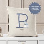 Almofada Linho Personalizada Ovo de Dinossauro - caraoucoroa.pt