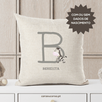 Almofada Linho Personalizada Zebra - caraoucoroa.pt