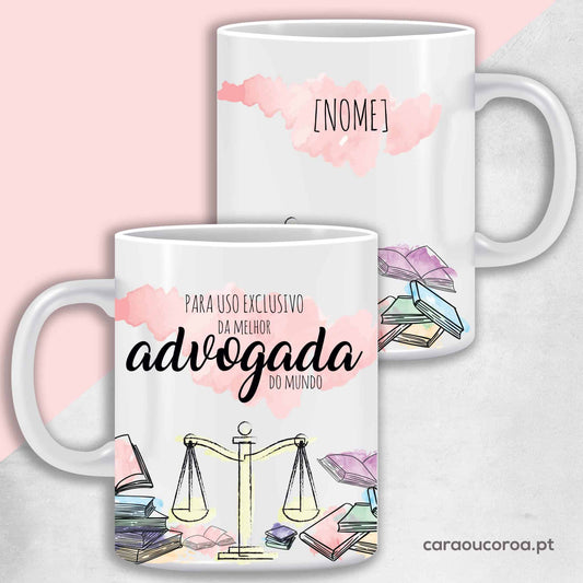 Caneca Advogada - caraoucoroa.pt