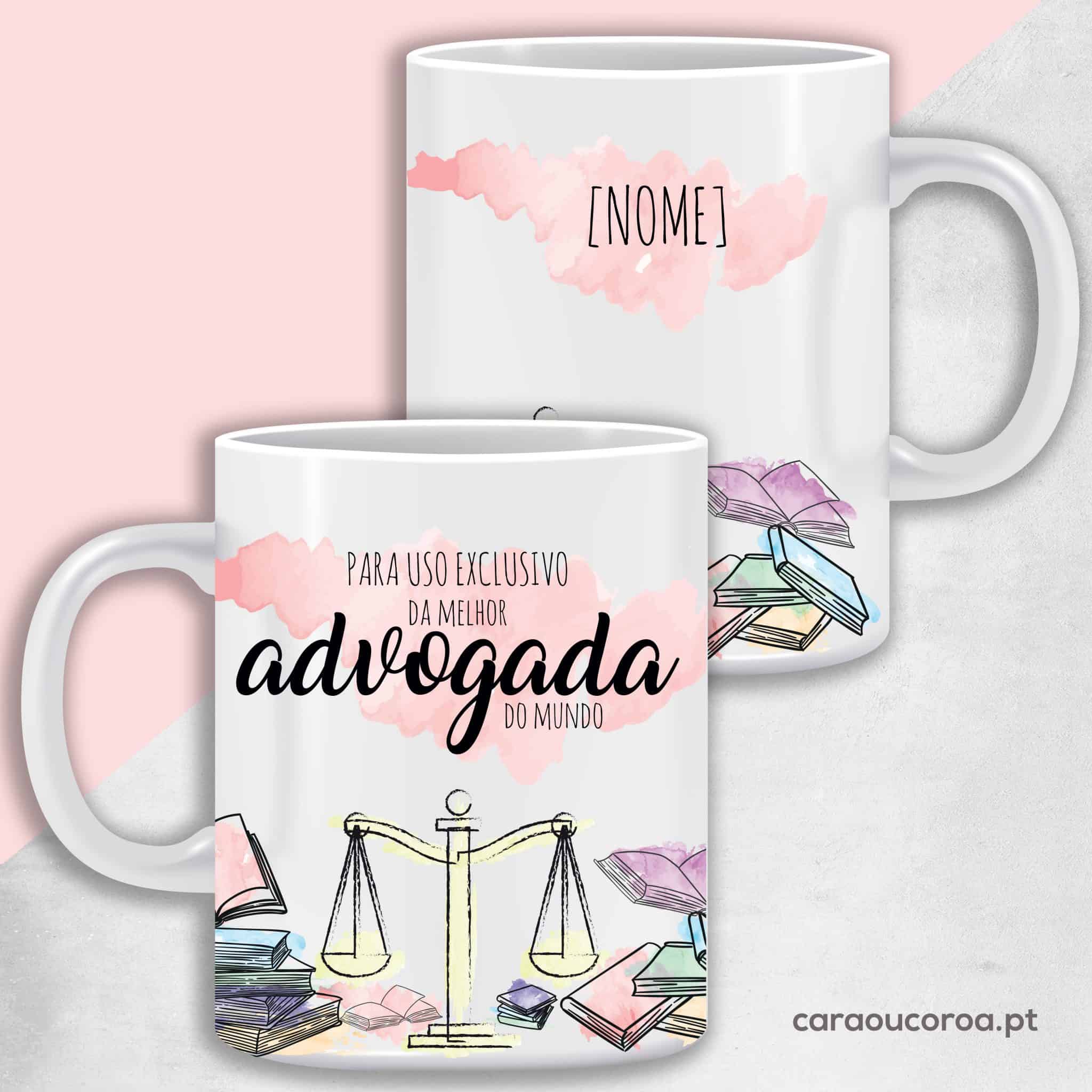 Caneca Advogada - caraoucoroa.pt