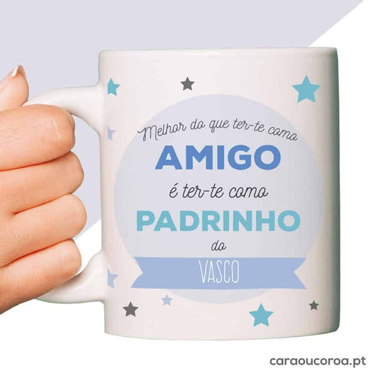 Caneca "Amigo & Padrinho" - caraoucoroa.pt