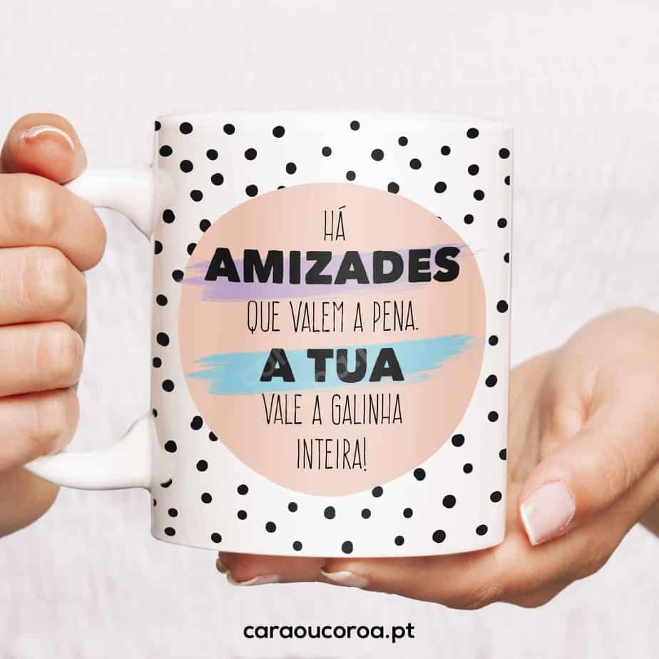 Caneca "Amizade Galinha" - caraoucoroa.pt