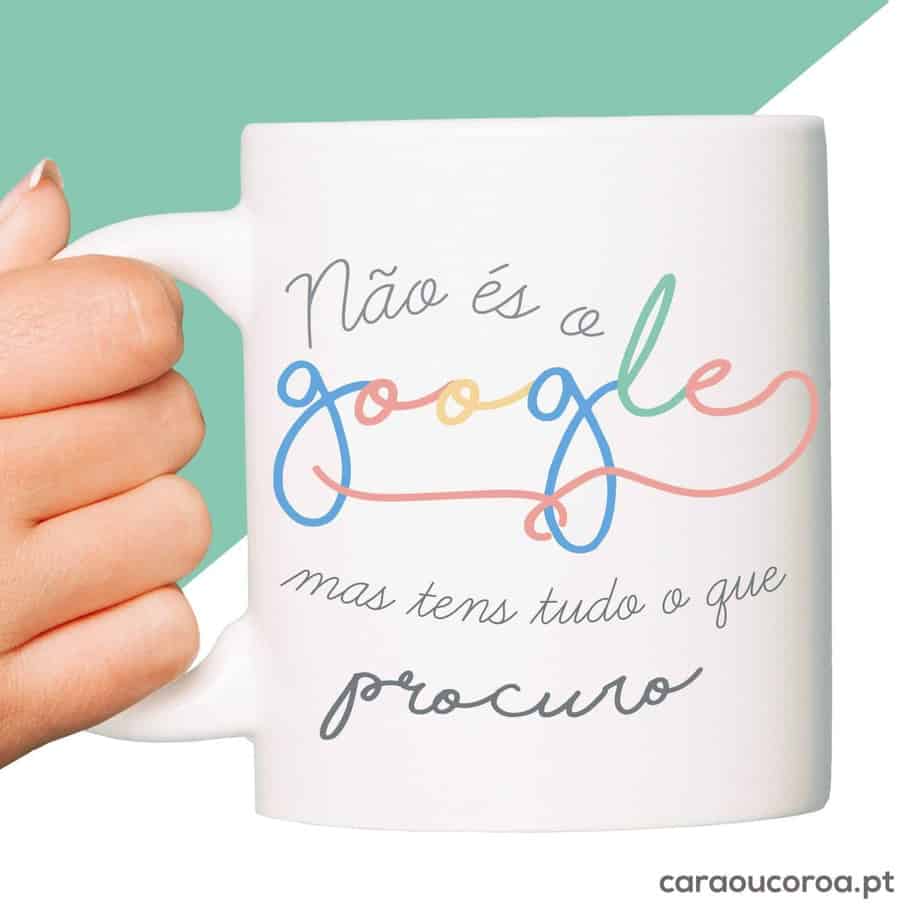 Caneca "Google" - caraoucoroa.pt