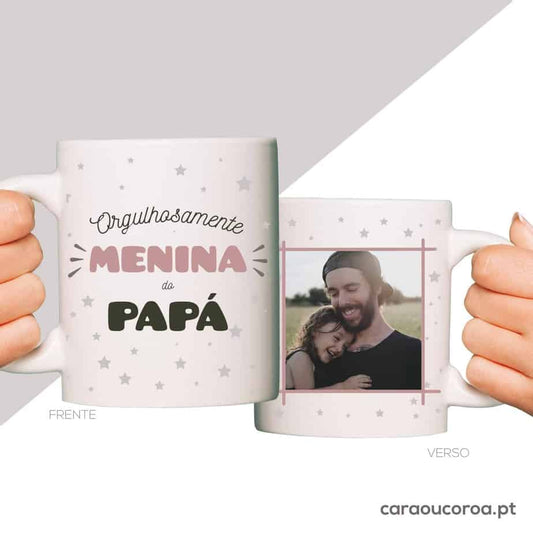Caneca "Menina do Papá" - caraoucoroa.pt