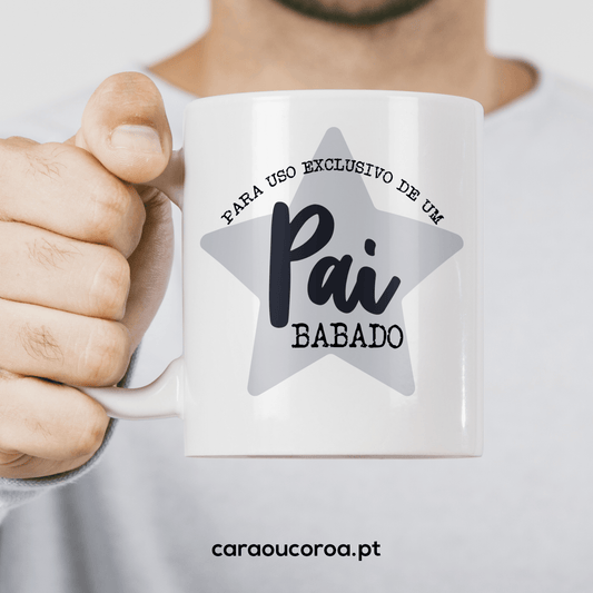 Caneca "Pai Babado" - caraoucoroa.pt