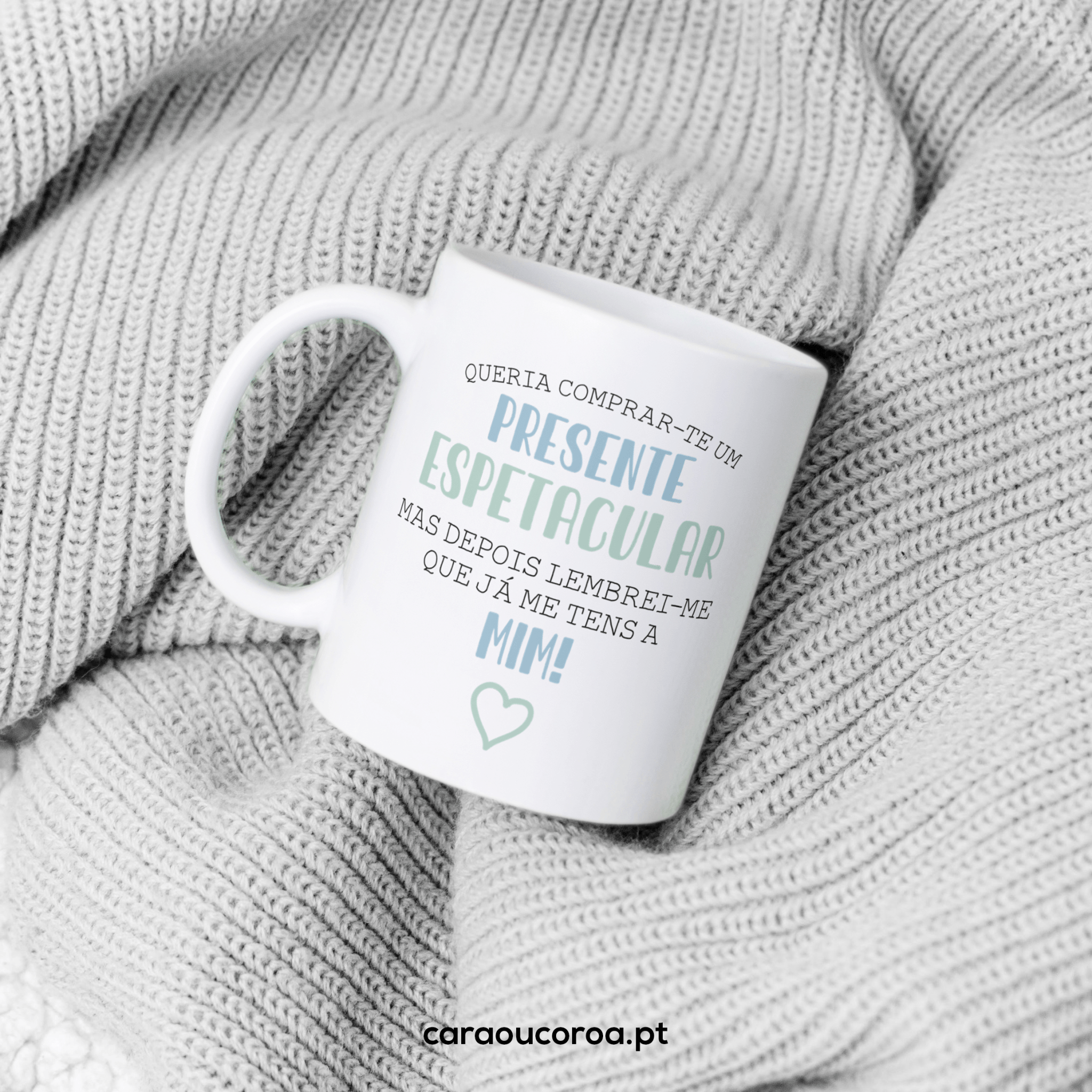 Caneca "Presente Espetacular" - caraoucoroa.pt