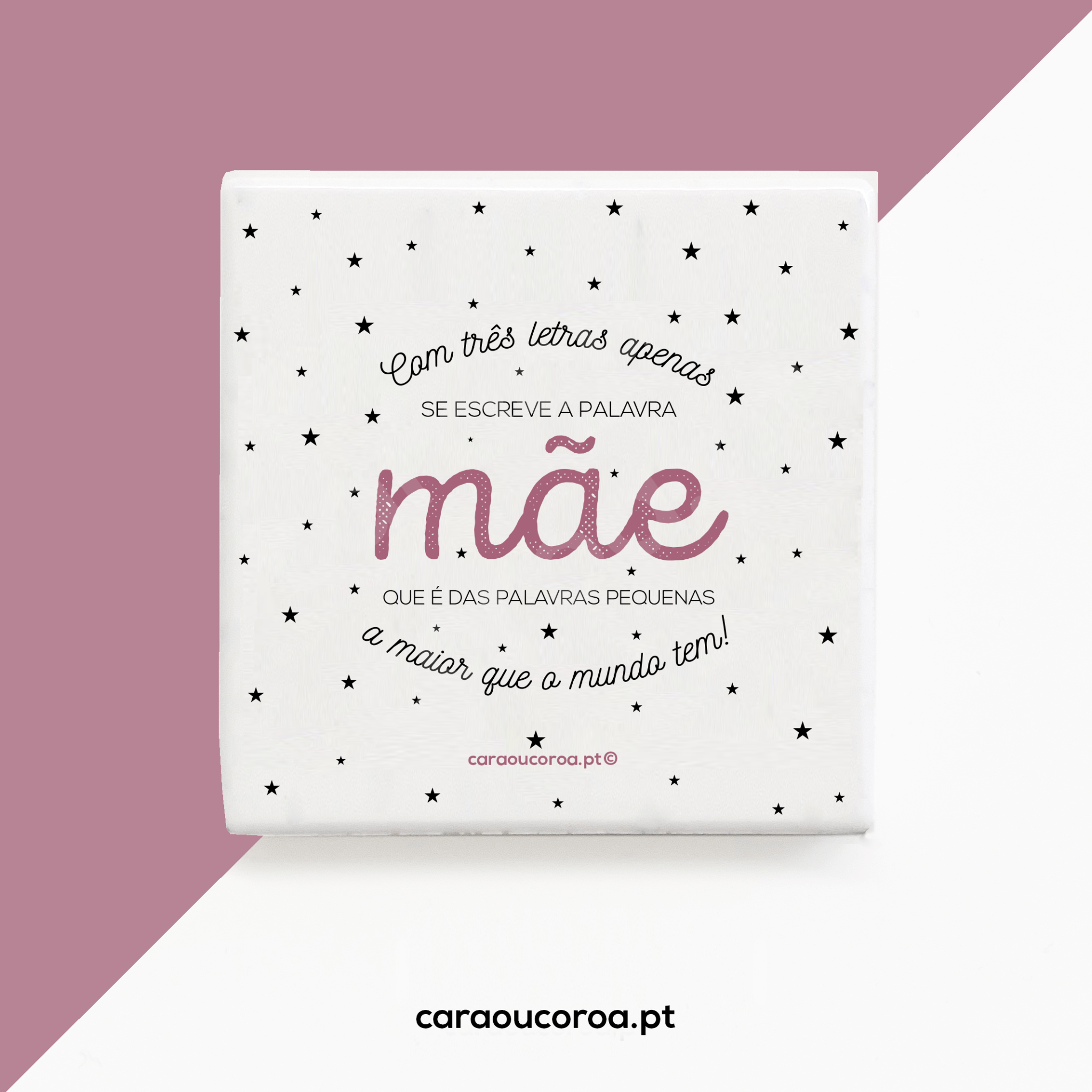Íman "Mãe 3 Letras" - caraoucoroa.pt