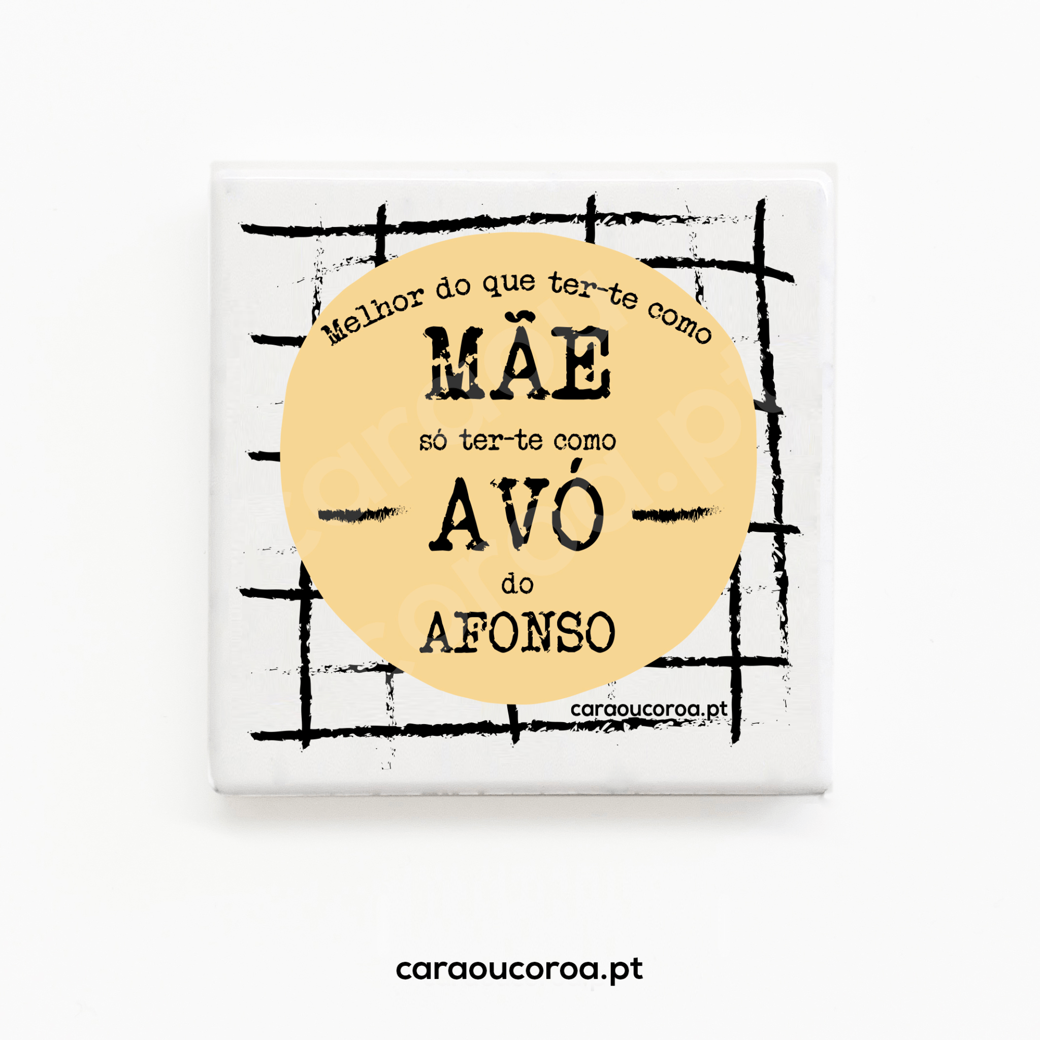 Íman "Mãe & Avó" com Nome - caraoucoroa.pt