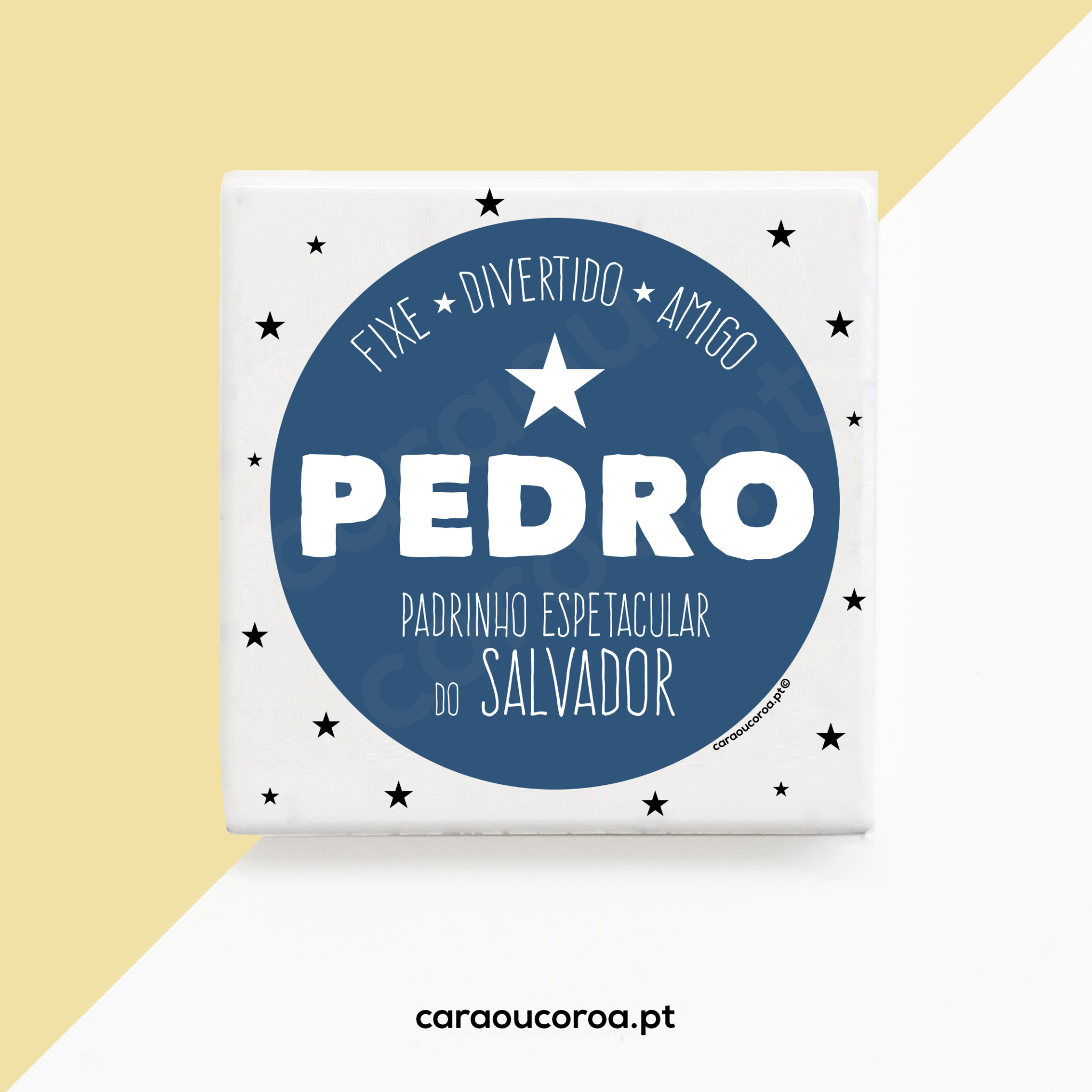 Íman "Padrinho Espetacular com Nomes" - caraoucoroa.pt