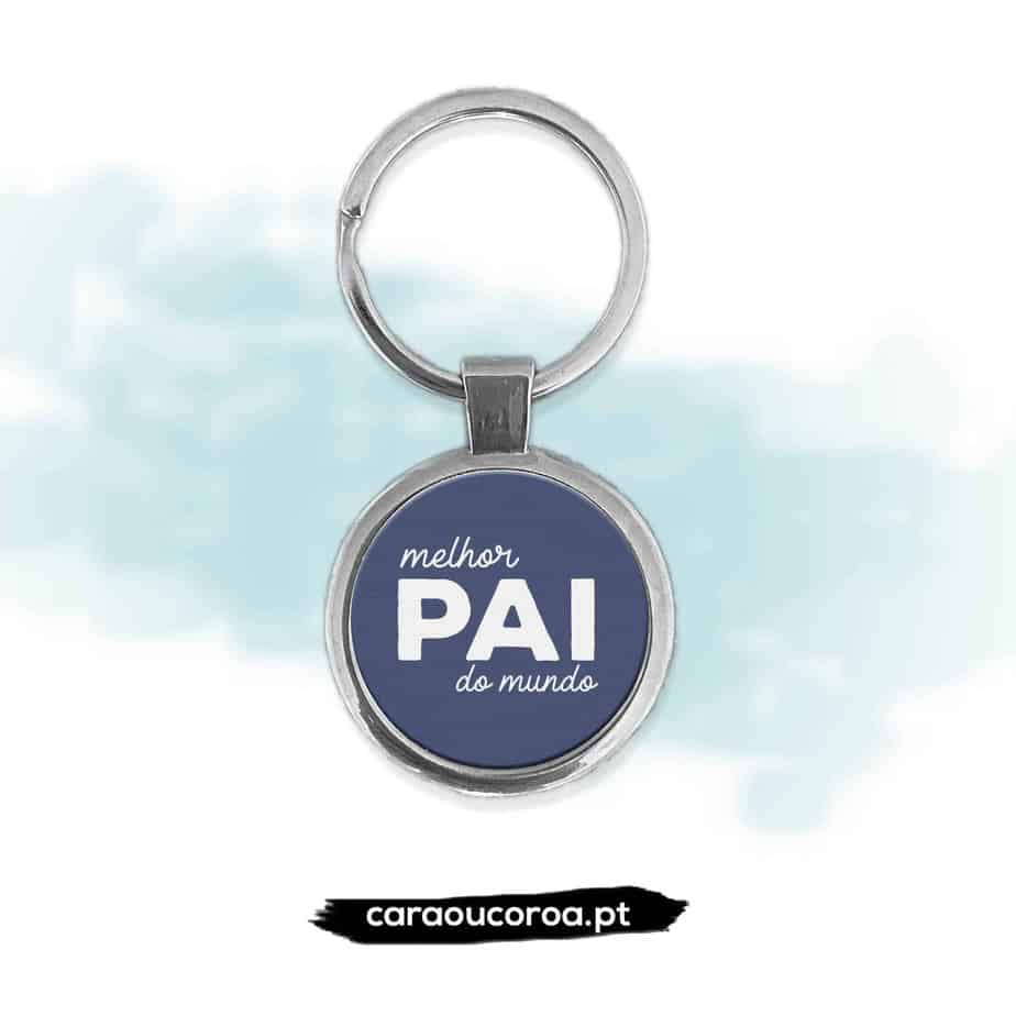 Porta-Chaves "Melhor Pai do Mundo" - caraoucoroa.pt