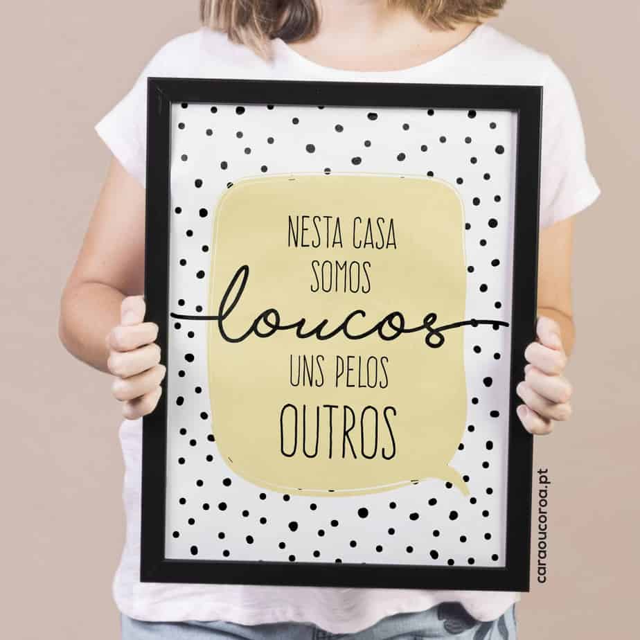 Quadro "Loucos" - caraoucoroa.pt